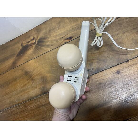 Hitachi HVT-350 Massager Dual Twin Heads Electric 2 Speed Vintage Works Japan - Picture 5 of 10